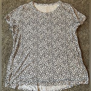 Maurices 24/7 leopard print dress shirt